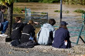 Heavy Flooding After Storm Kirk - Essonne