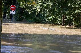 Heavy Flooding After Storm Kirk - Essonne