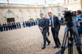 Volodymyr Zelensky at Elysee - Paris