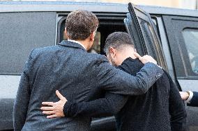 Volodymyr Zelensky at Elysee - Paris