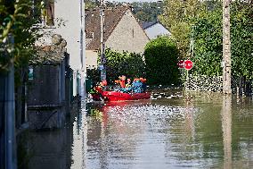 Heavy Flooding After Storm Kirk - Essonne