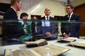 President Of Bulgaria Rumen Radev Visits Poland