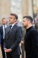 Volodymyr Zelensky at Elysee - Paris