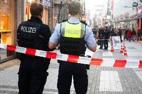 Knife Attack In Cologne City Center