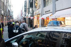 Knife Attack In Cologne City Center