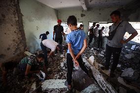 28 Killed In Israeli Attack On School Sheltering Displaced In Gaza