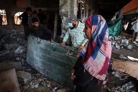 28 Killed In Israeli Attack On School Sheltering Displaced In Gaza