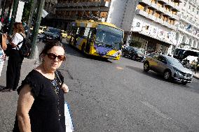 Boarding Only Through The Front Door On Buses To Combat Fare Evasion In Athens