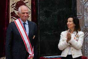 Josep Borrell Receives The Grand Cross Of Aeronautical Merit With White Badge