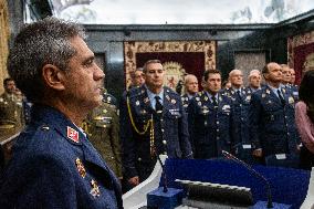 Josep Borrell Receives The Grand Cross Of Aeronautical Merit With White Badge