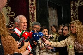 Josep Borrell Receives The Grand Cross Of Aeronautical Merit With White Badge