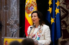 Josep Borrell Receives The Grand Cross Of Aeronautical Merit With White Badge