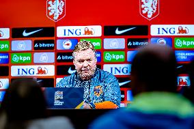 Pressconference Netherlands 10-10-2024