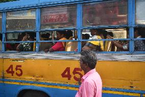 Daily Life In Kolkata, India