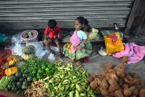 Daily Life In Kolkata, India