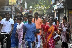 Daily Life In Kolkata, India