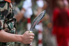 Nepal Observes Phulpati Ceremony