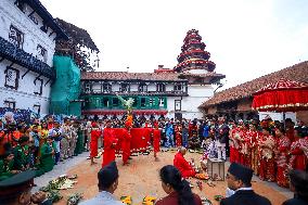 Nepal Observes Phulpati Ceremony