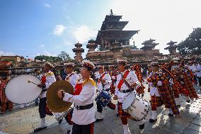 Nepal Observes Phulpati Ceremony