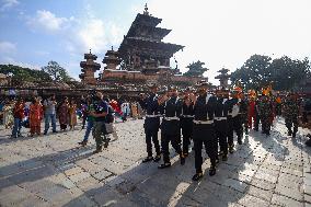 Nepal Observes Phulpati Ceremony