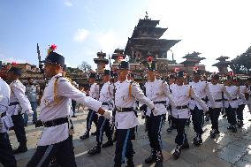 Nepal Observes Phulpati Ceremony