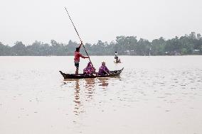 Flood In Sherpur Bangladesh