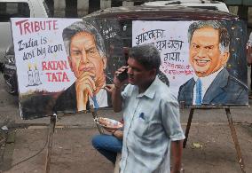 Last Tribute To Ratan Tata In Mumbai