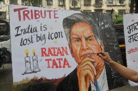 Last Tribute To Ratan Tata In Mumbai