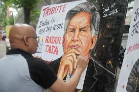 Last Tribute To Ratan Tata In Mumbai