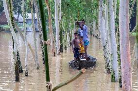 Flood In Sherpur Bangladesh