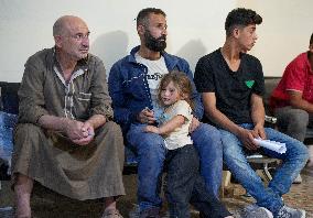 Refugees Fleeing Lebanon Return To Syria Amid Israeli Strikes