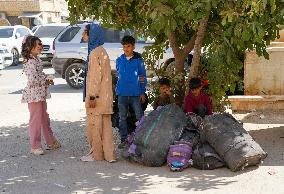 Refugees Fleeing Lebanon Return To Syria Amid Israeli Strikes