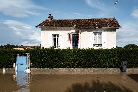 Heavy Flooding In Seine Et Marne Following Low-pressure Kirk