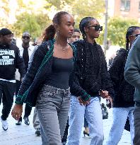 Sean Diddy family and Friends at The New York Court