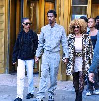 Sean Diddy family and Friends at The New York Court