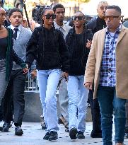 Sean Diddy family and Friends at The New York Court