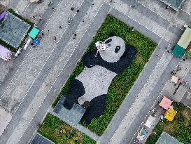 World's Heaviest Giant Panda Sculpture in Chengdu