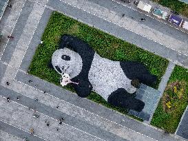 World's Heaviest Giant Panda Sculpture in Chengdu