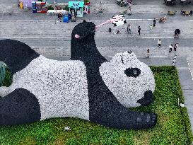 World's Heaviest Giant Panda Sculpture in Chengdu