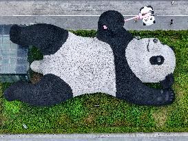 World's Heaviest Giant Panda Sculpture in Chengdu