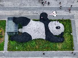 World's Heaviest Giant Panda Sculpture in Chengdu