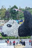 World's Heaviest Giant Panda Sculpture in Chengdu