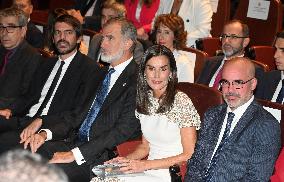 Royals At National Culture Awards - Madrid