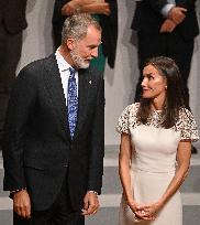 Royals At National Culture Awards - Madrid