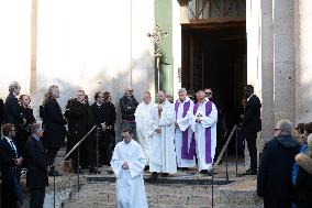 Michel Blanc Funeral - Paris