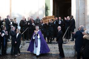 Michel Blanc Funeral - Paris