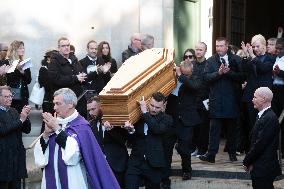 Michel Blanc Funeral - Paris