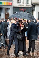 Michel Blanc Funeral - Paris