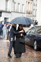 Michel Blanc Funeral - Paris