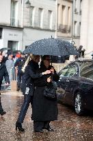 Michel Blanc Funeral - Paris